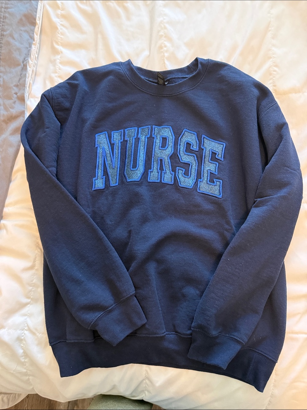 Unisex medium navy Nurse sweatshirt